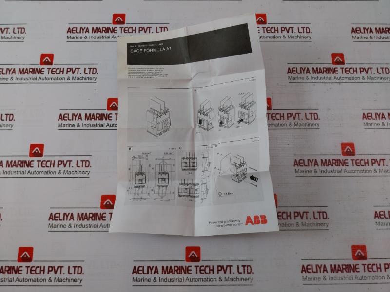 Abb Mccb A1A 125 Case Circuit Breaker Kit En/Iec 60947-2 550 Vac/250 Vdc 50-60Hz