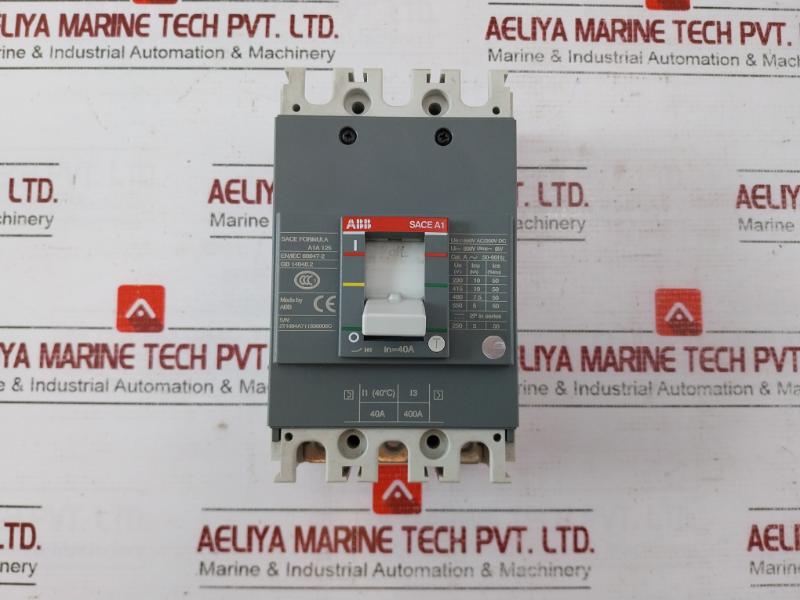 Abb Mccb A1A 125 Case Circuit Breaker Kit En/Iec 60947-2 550 Vac/250 Vdc 50-60Hz