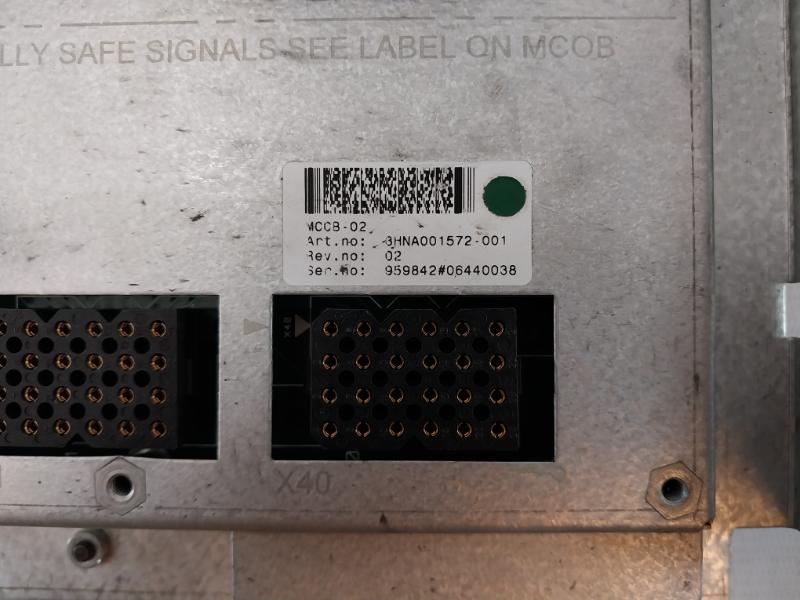 Abb Mcob-02 Motherboard 24Vdc 10.6V 62Ma 94V0 4052026 Wo06341370090 W271