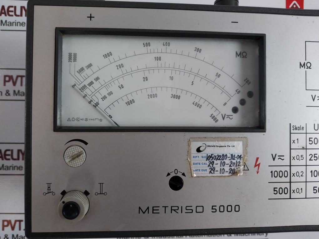 Abb Metrawatt Metriso 5000 Insulation Tester 0-5000v