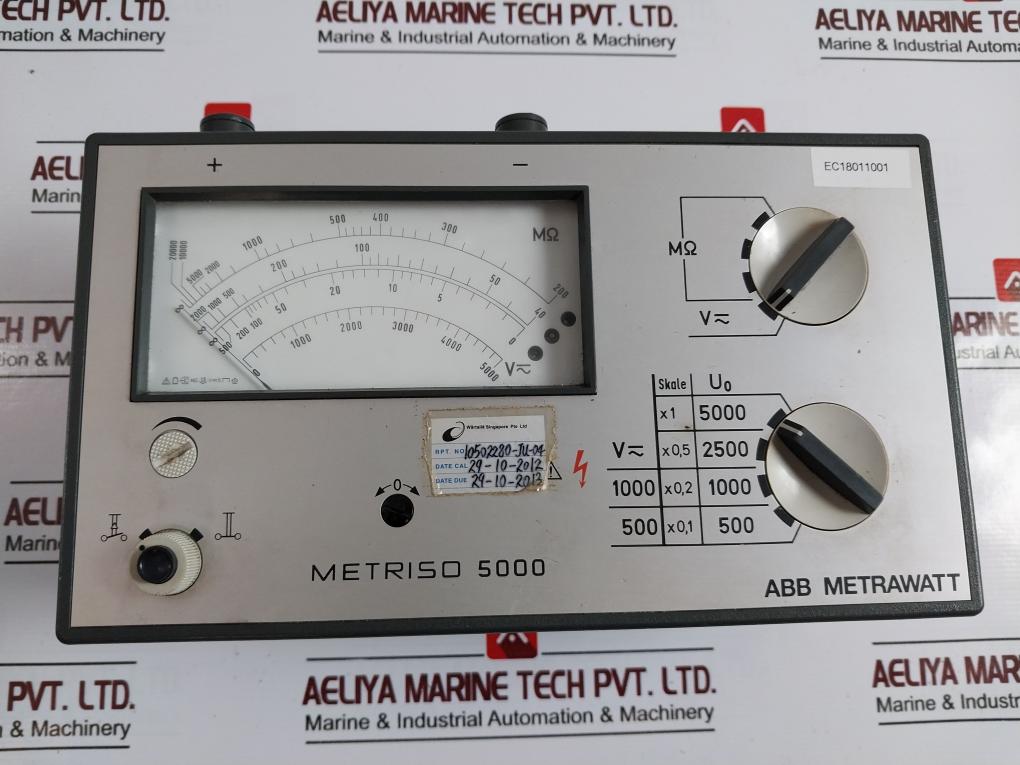 Abb Metrawatt Metriso 5000 Insulation Tester 0-5000V
