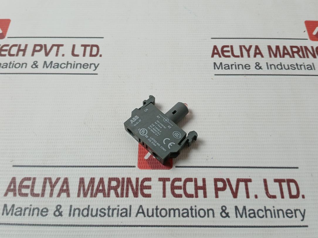 Abb Mlbl-07R Lamp Block With Led Rear Mounted 230Vac 10Ma