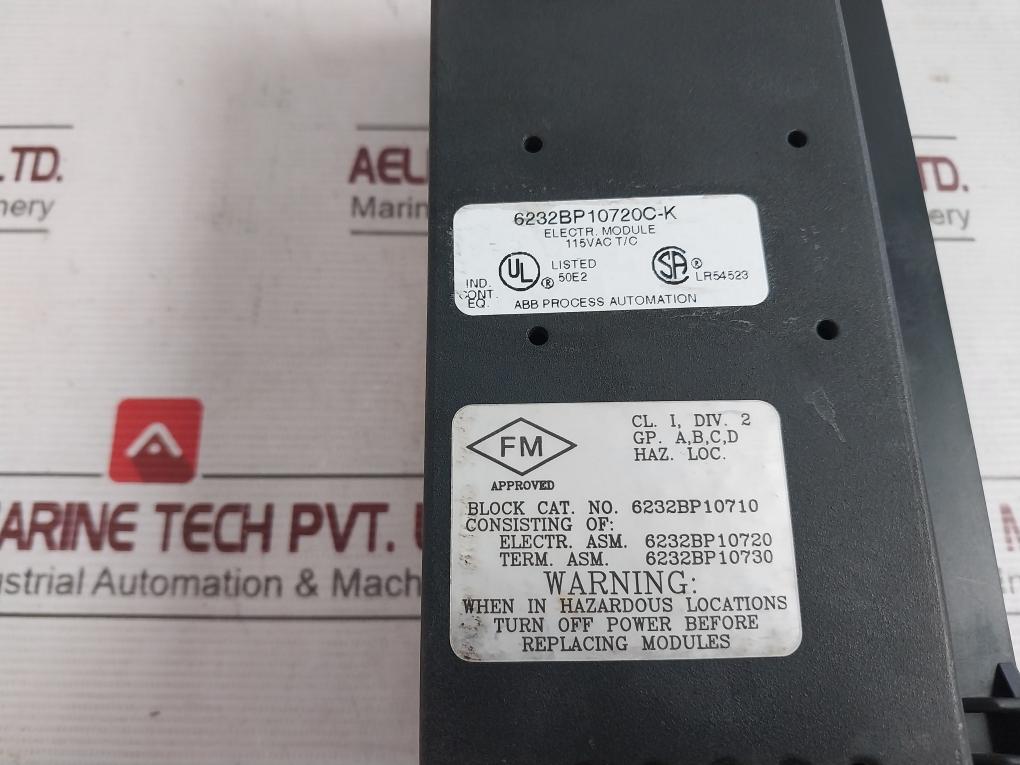 Abb Mod 300 6232Bp10720C-k Input Output Plc Module 6232Bp10730C-k