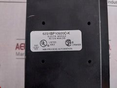 Abb Mod 300 Current Source Analog I/O Module 0.25A 50Ma Pt 6231Bp10910