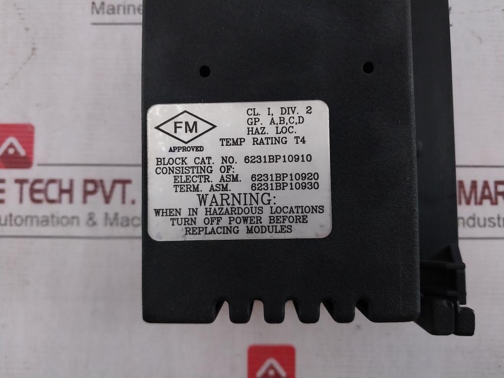Abb Mod 300 Current Source Analog In/Out Module 0.25A 50Ma 6231Bp10910