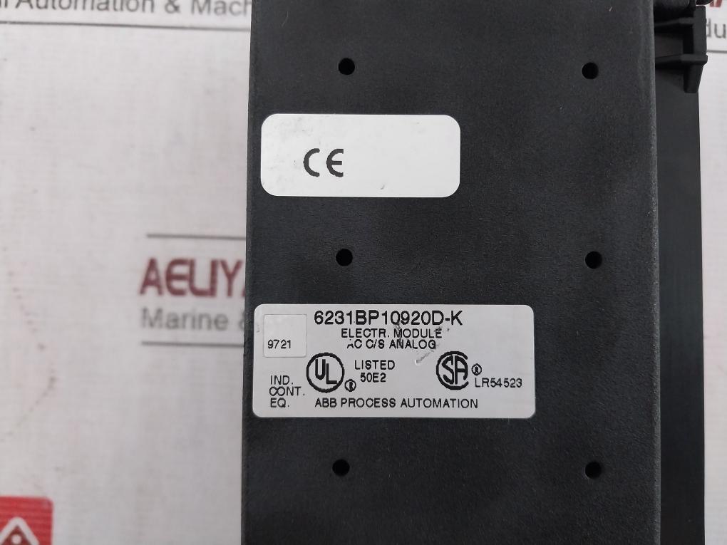 Abb Mod 300 Current Source Analog In/Out Module 0.25A 50Ma 6231Bp10910