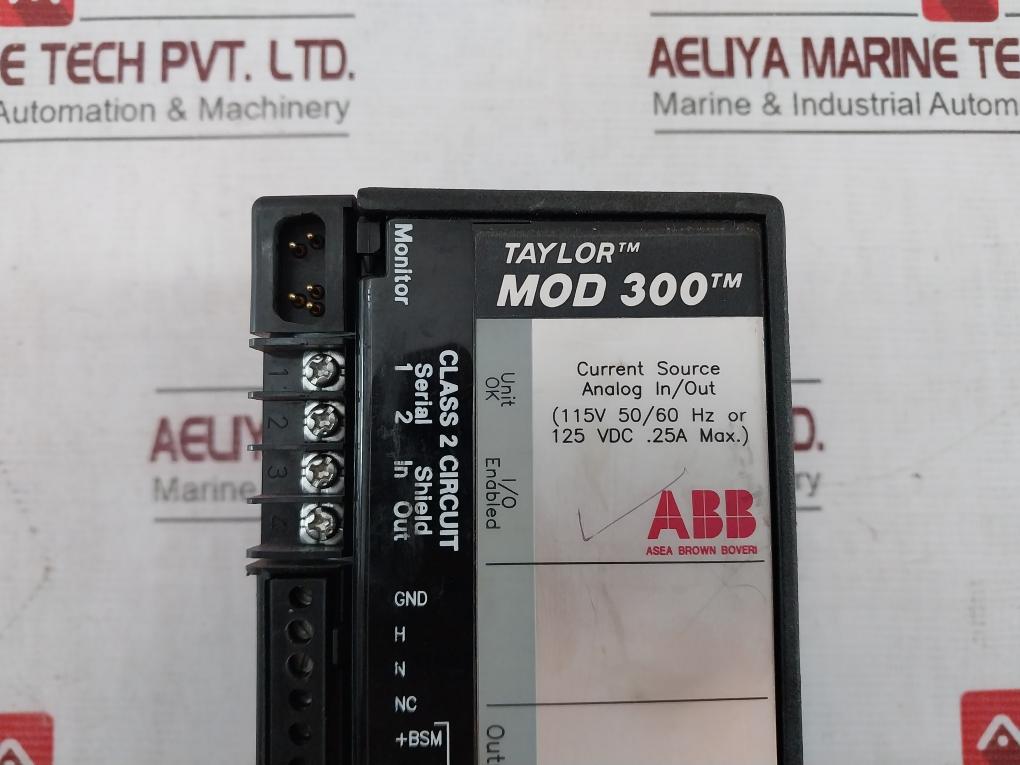 Abb Mod 300 Current Source Analog In/Out Module 0.25A 50Ma 6231Bp10910