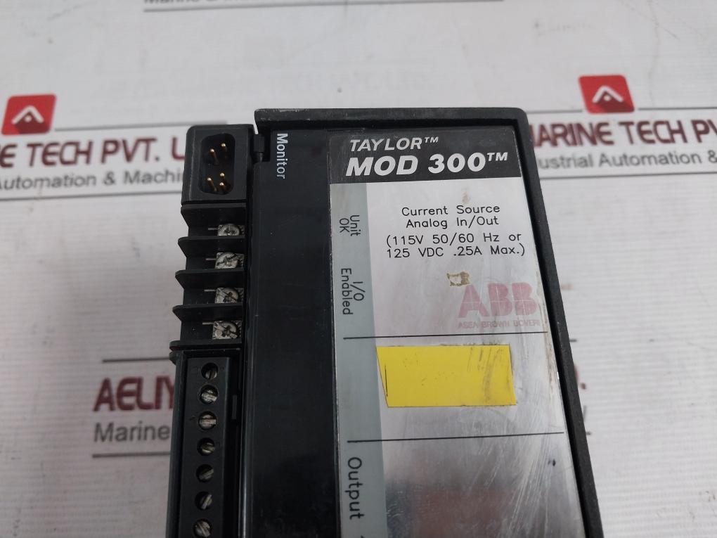 Abb Mod 300 Distributed Control System (Dcs) 15V 50/60Hz 125Vdc 25A Max.