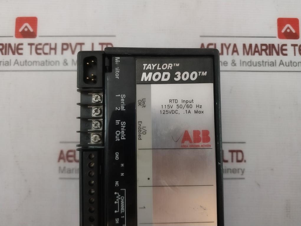 Abb Mod 300 Rtd Input Module 115V Ac 50/60 Hz, 125V Dc 0.1A