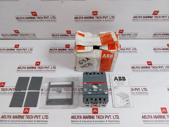 Abb Moulded Case Circuit Breaker 3P 690V 50-60Hz Part No S2X 100 R63 3P F Fc