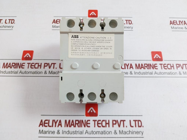 Abb Moulded Case Circuit Breaker 3P 690V 50-60Hz Part No S2X 100 R63 3P F Fc