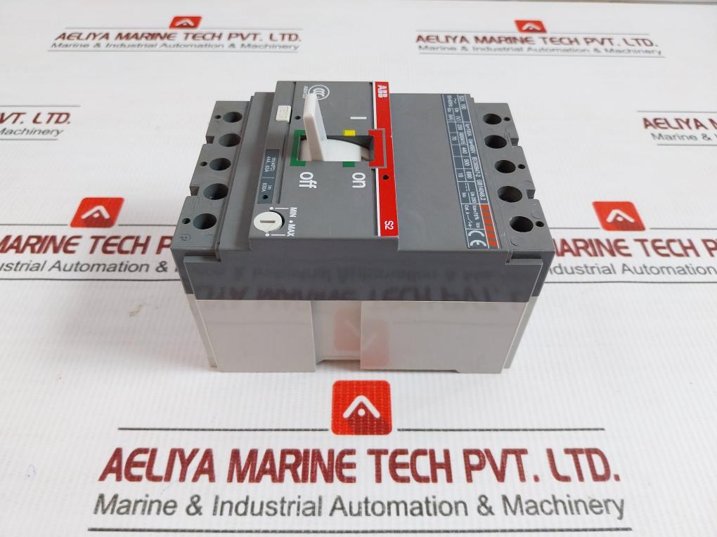 Abb Moulded Case Circuit Breaker 3P 690V 50-60Hz Part No S2X 100 R63 3P F Fc