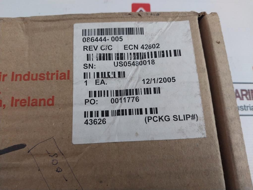 Abb Mprc 086444-005 Direct Fiber Optic Module Rev C/C