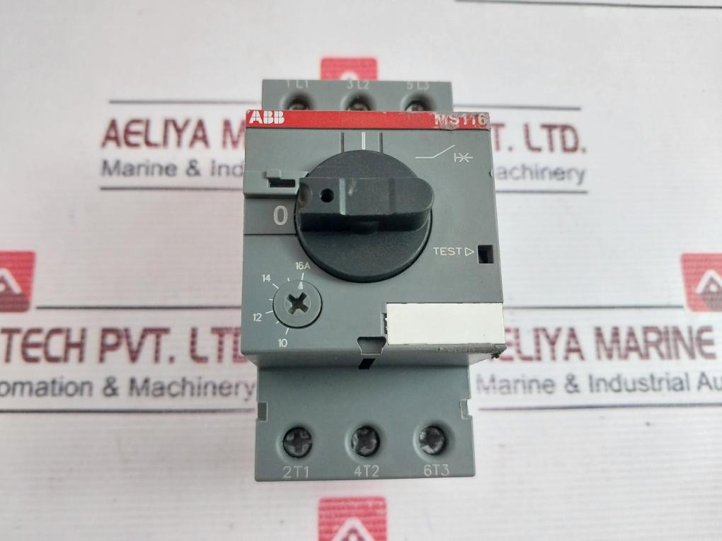 Abb Ms116-16 Manual Motor Starter 1Sam250000R1011 Ip20
