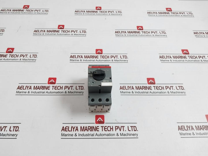 Abb Ms116 Manual Motor Starter 1Sam250000R1008 600V Ac 10A 6Kv Ip20/Ip10