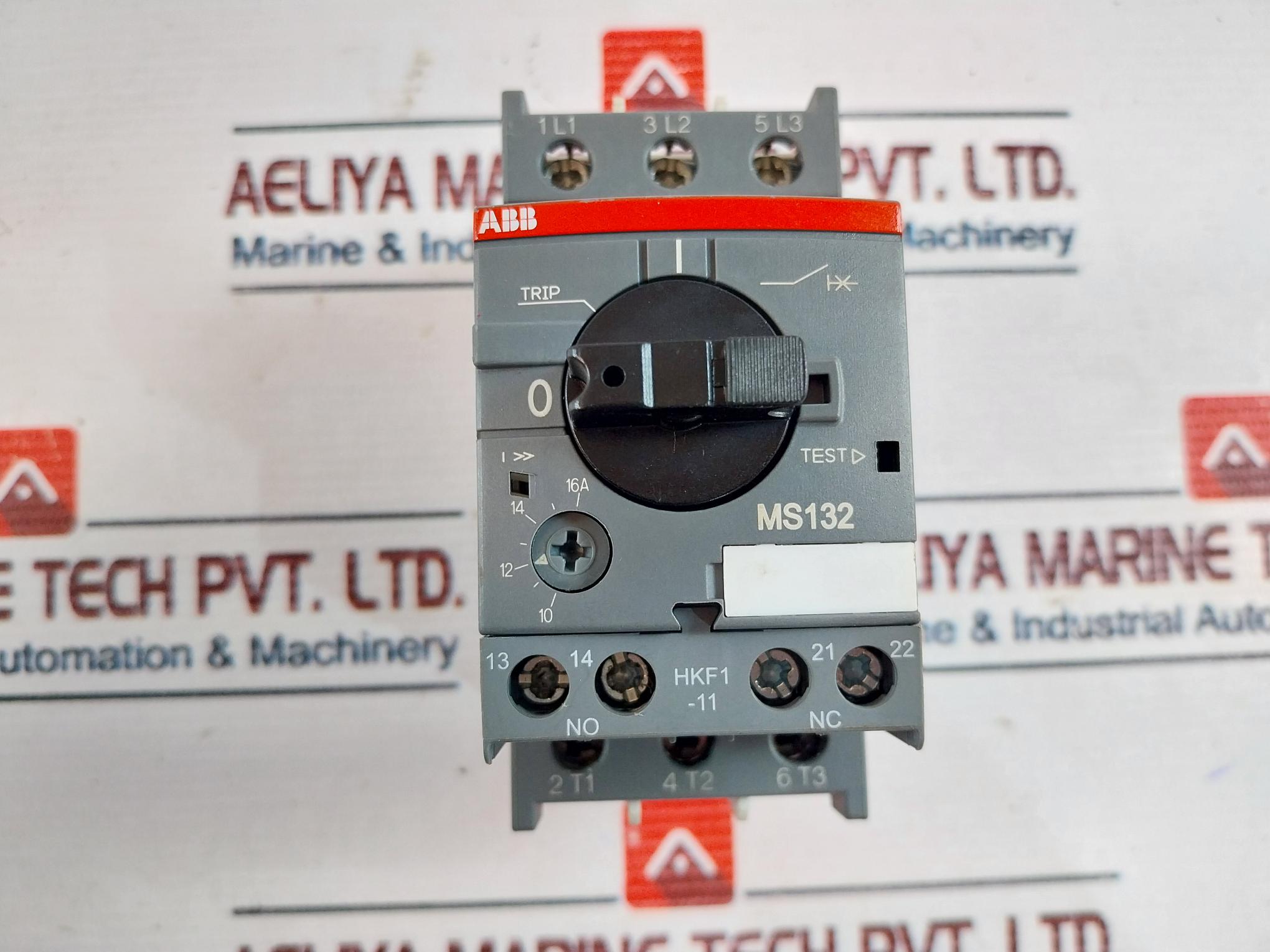 Abb Ms132-16 Manual Motor Starter Ip20/Ip10 690V 50/60Hz 6Kv 16.0 Amps