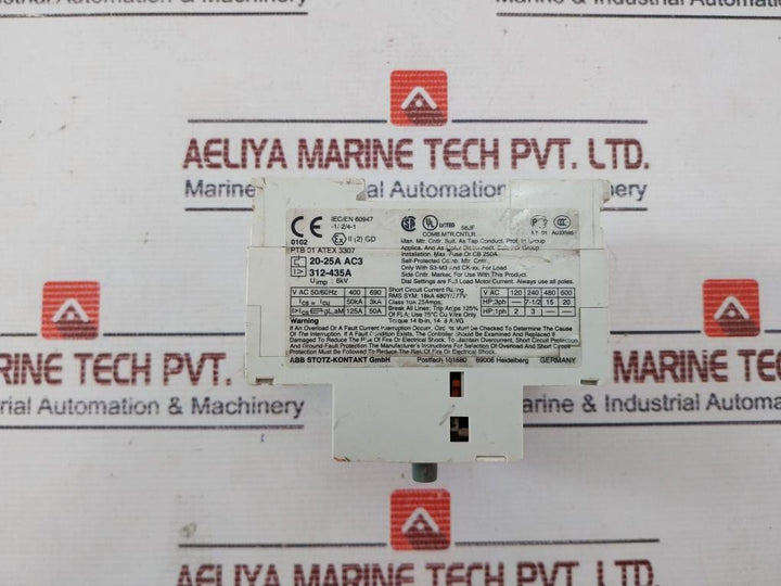 Abb Ms 325 Manual Motor Starter 312-435A