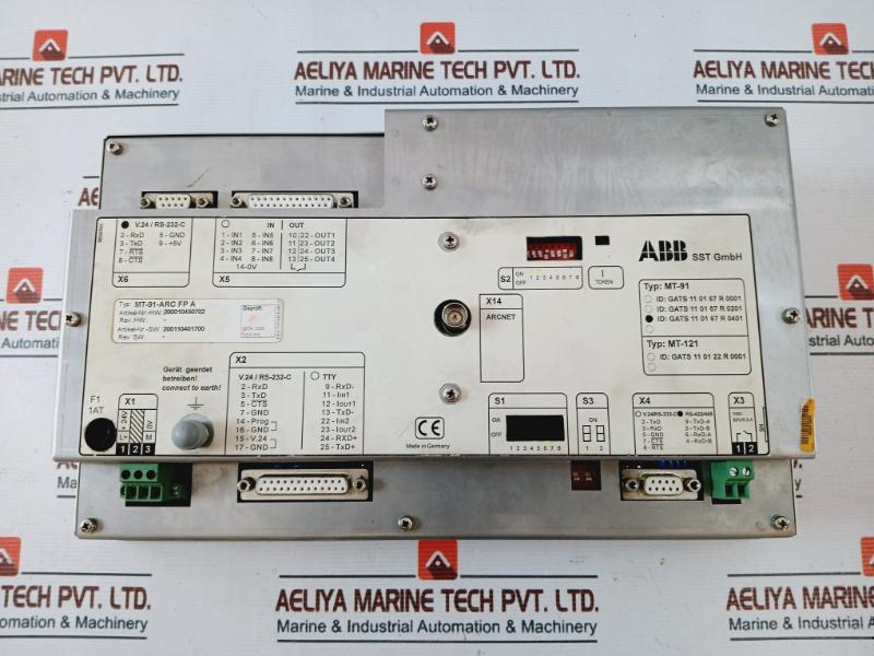 Abb Mt-91-arc Fp A Operator Panel V.24/Rs-232-c 14-0V 60V/0,5A (Not Working)