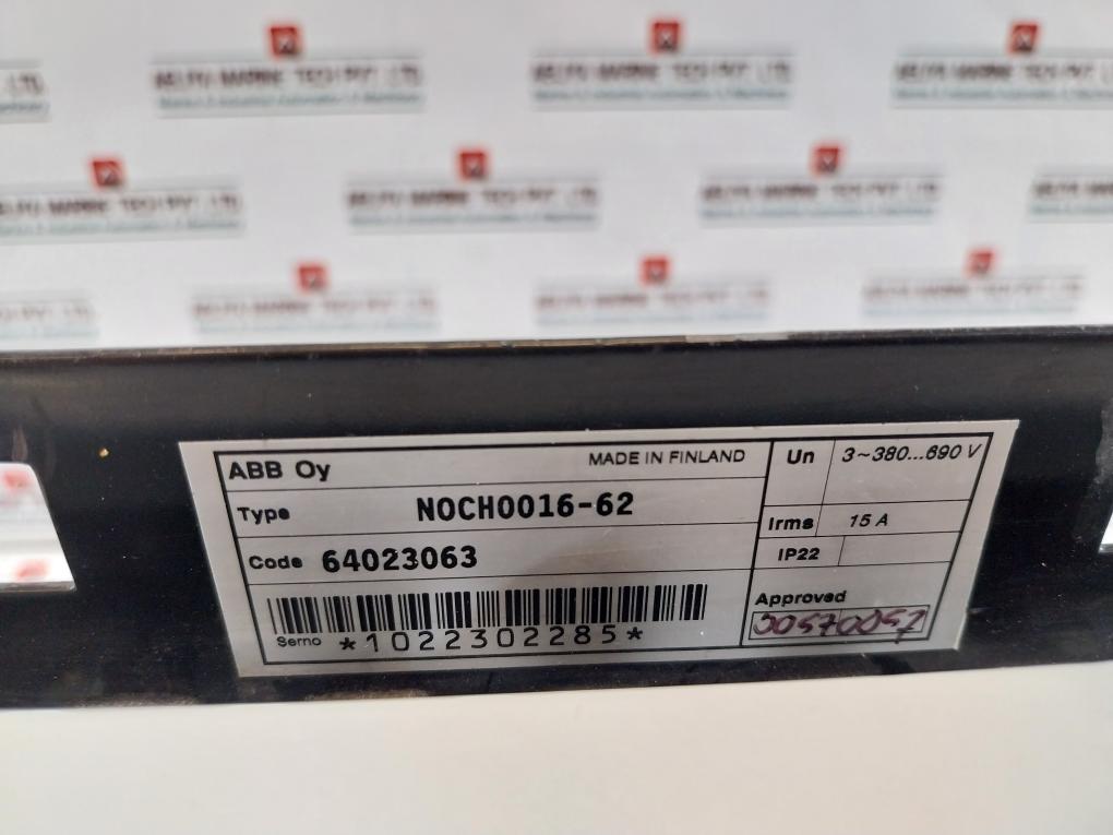 Abb N0Ch0016-62/Noch0016-62 Du/Dt Filter 64023063