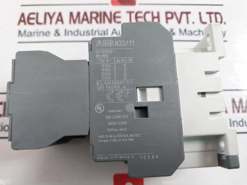 Abb N33/11 Contactor Relay 16A 220-230V 50Hz