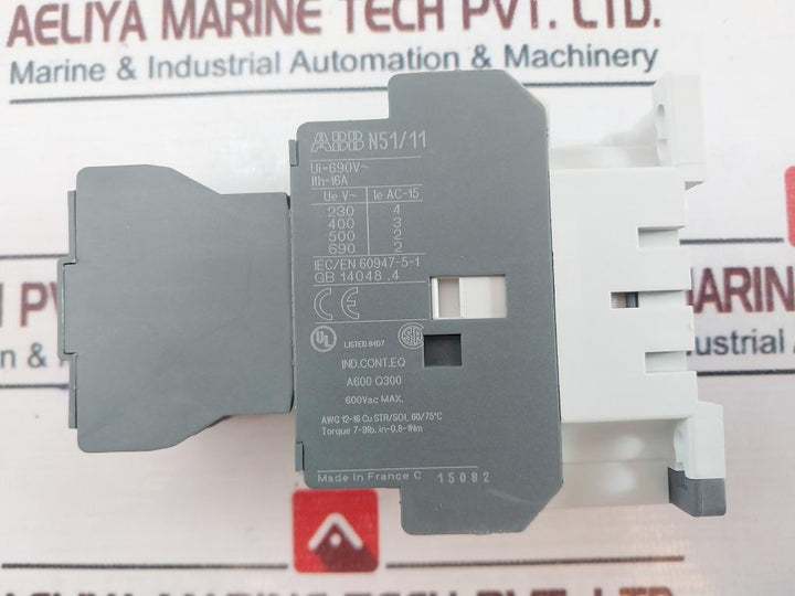 Abb N51/11 Auxiliary Contactor 10A 690V~