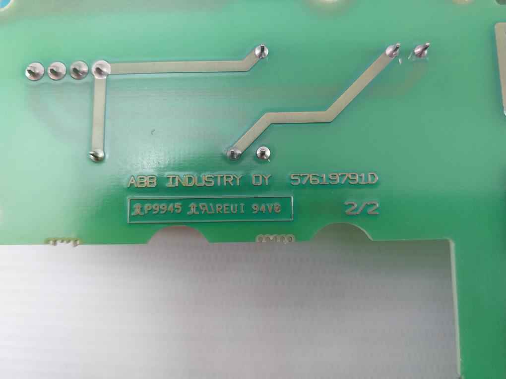 Abb Nbub-41 Printed Circuit Board Card 58937703 Rev: E 94V0