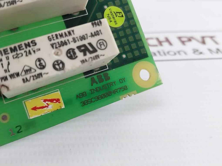 Abb Nioc-01 Printed Circuit Board Card 3Bse005735R1 Mlv0-c Rev: L 94V0