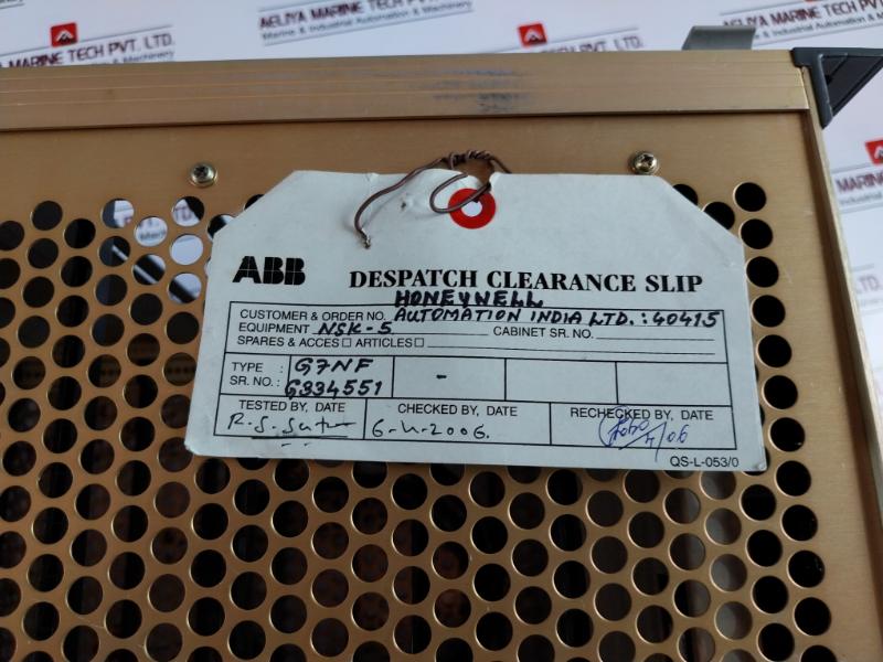 Abb NSK-5 Fsk Modem Equipment Power Systems Communication 40415