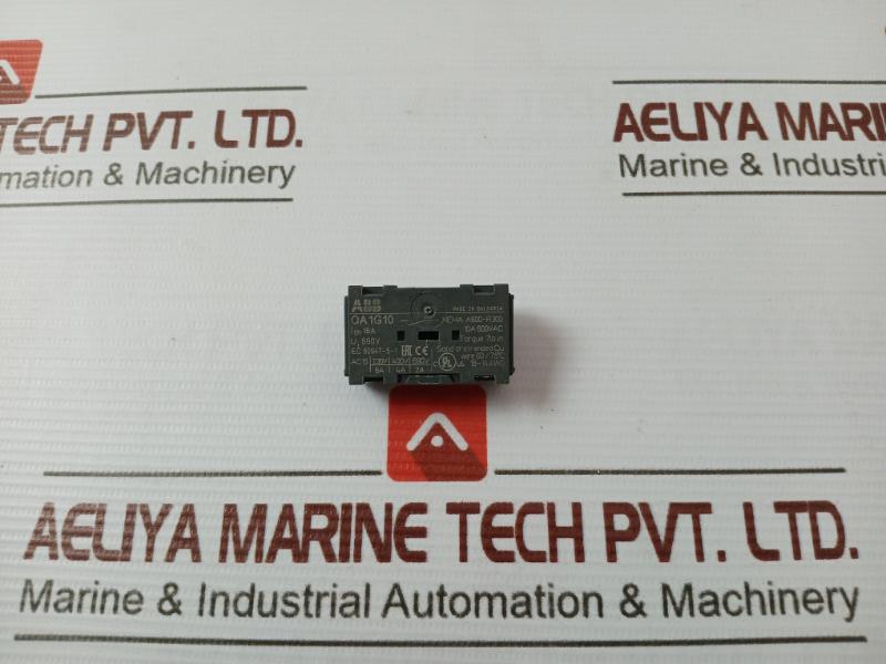 Abb Oa1G10 Auxiliary Contact 1Sca022353R4970 10A 600Vac 16A