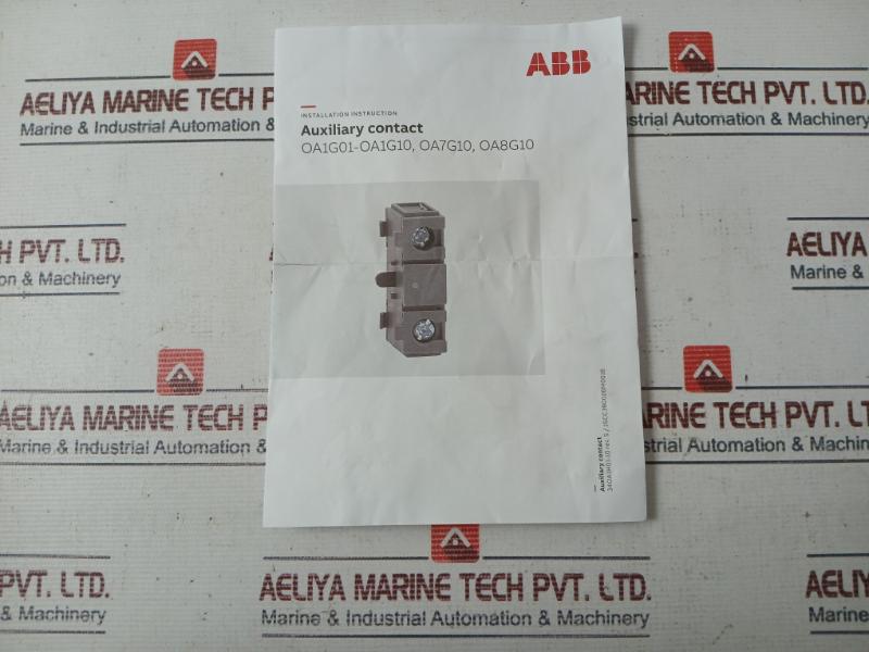 Abb Oa3G01 Auxiliary Contact Nema A600-r300 690V 18-14 Awg 10A 600Vac