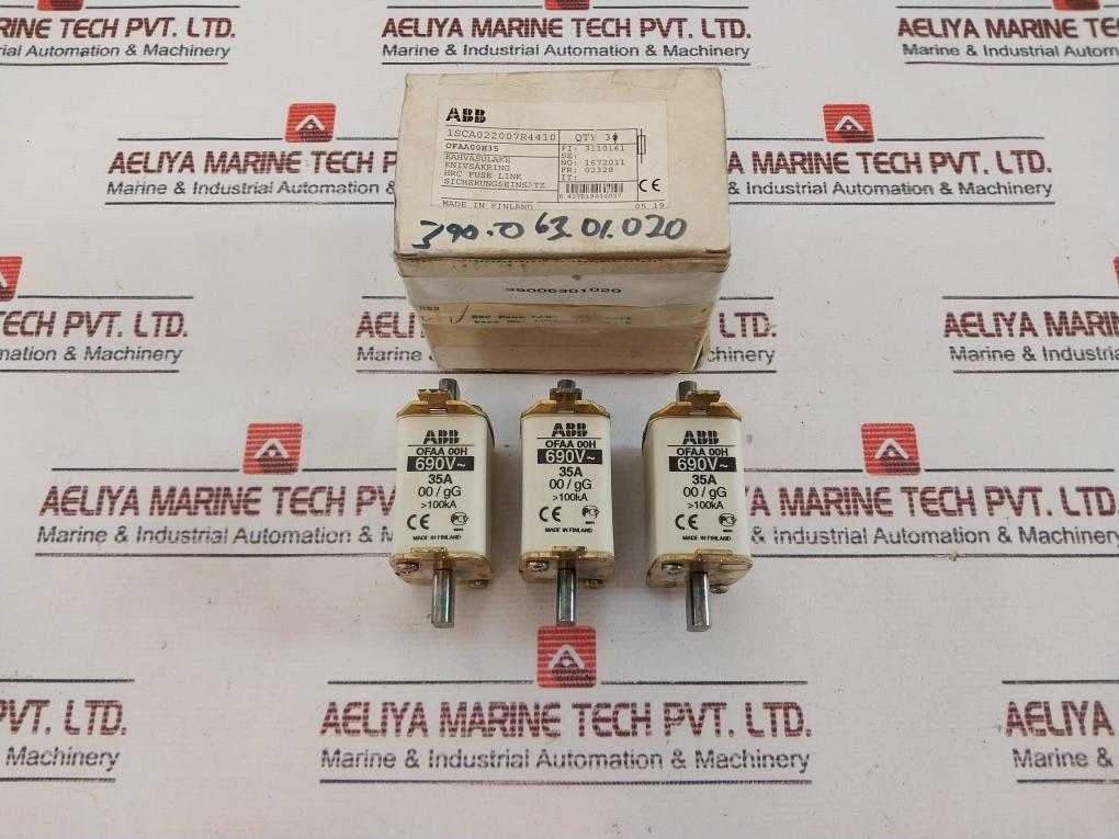 Abb Ofaa 00H Hrc Fuse Link 35A 690V~ 1Sca022007R4410