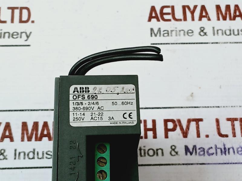 Abb Ofs 690 Electronic Fuse Monitor 380-690V Ac 50-60Hz