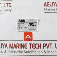 Abb Ohb 45...275 Pistol Handle With Off/On Marking Oh45-275 1Scc390022M0020