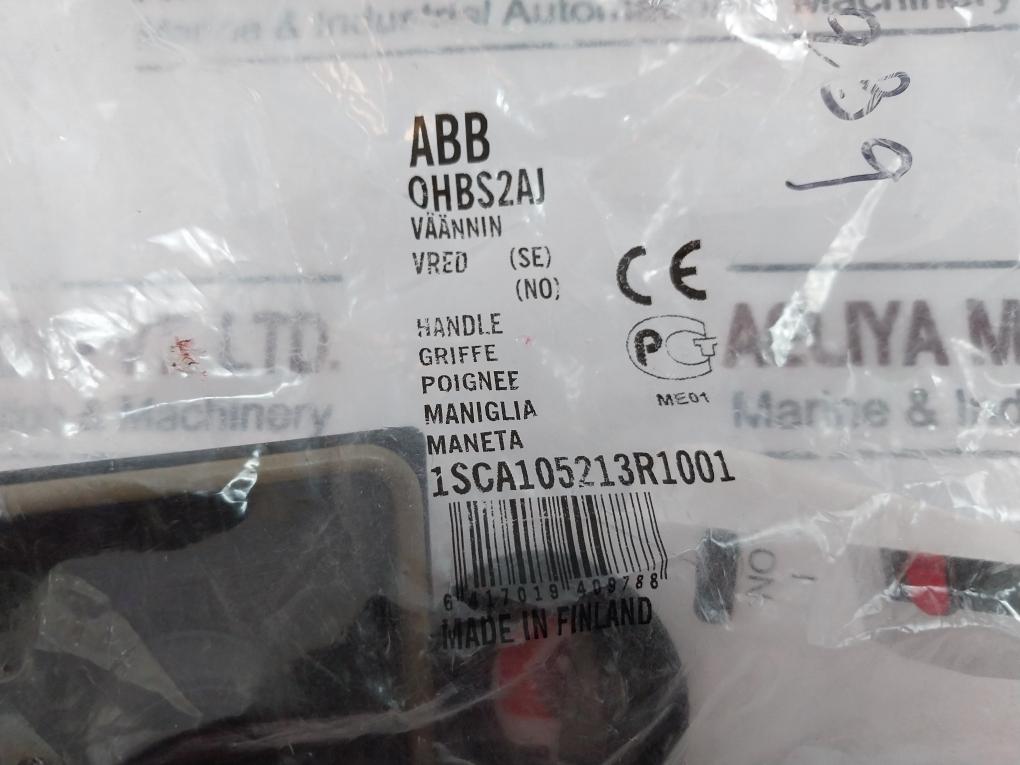 Abb Ohbs2Aj Selector Handle 1Sca105213R1001 Ex1244