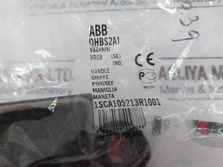 Abb Ohbs2Aj Selector Handle 1Sca105213R1001 Ex1244