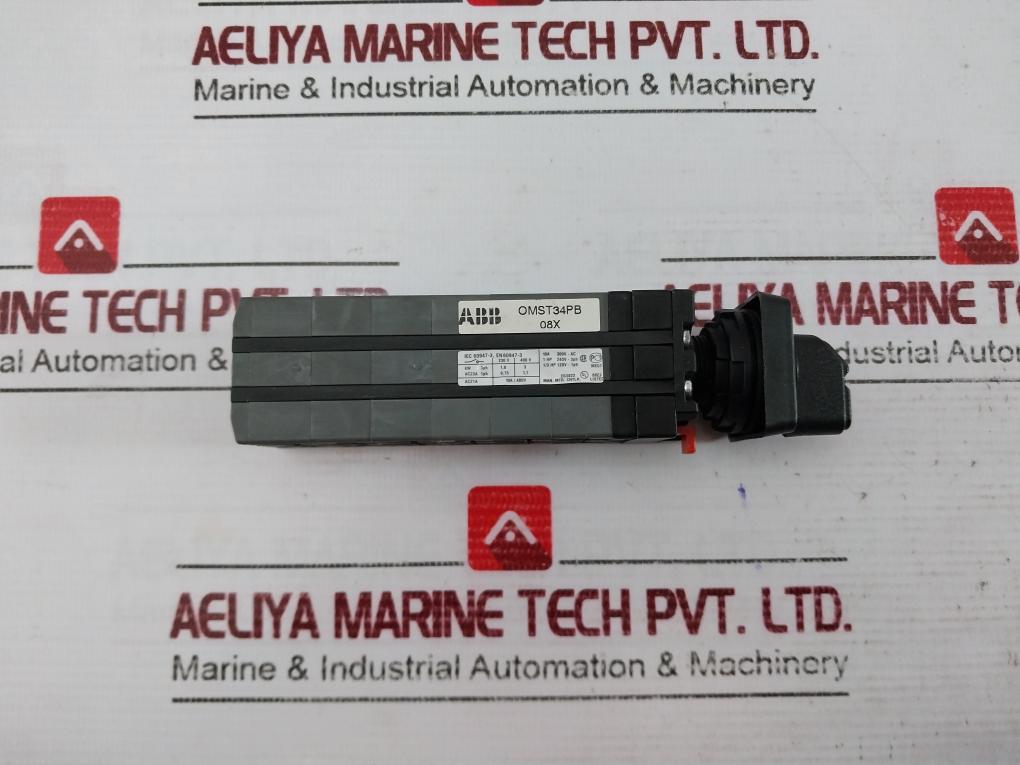 Abb Omst34Pb Multistep Rotary Cam Switch E63822 10A 300V-ac 400V