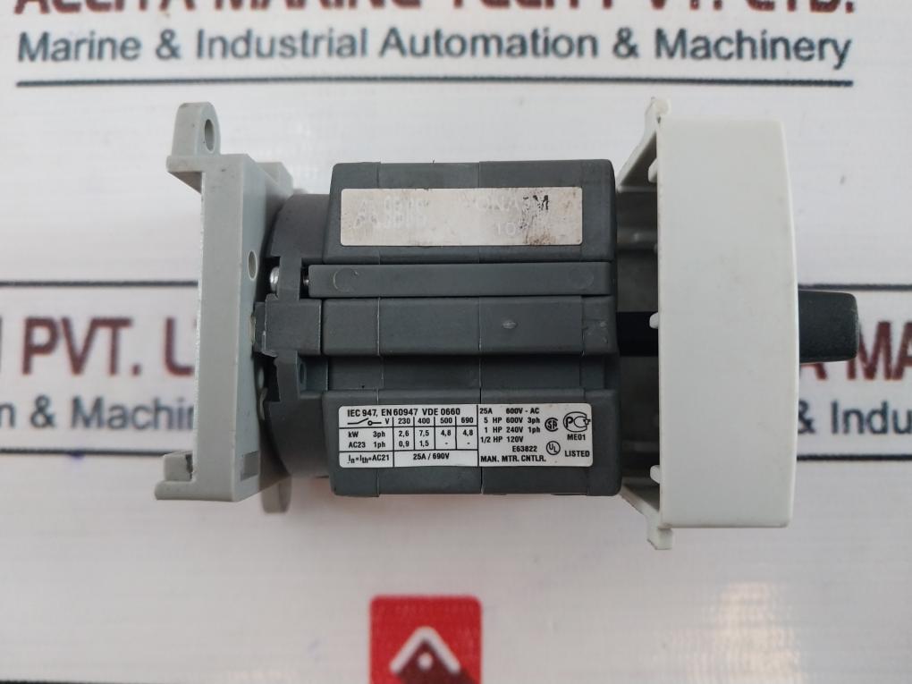 Abb Ona2M Cam Switch 25A/690V