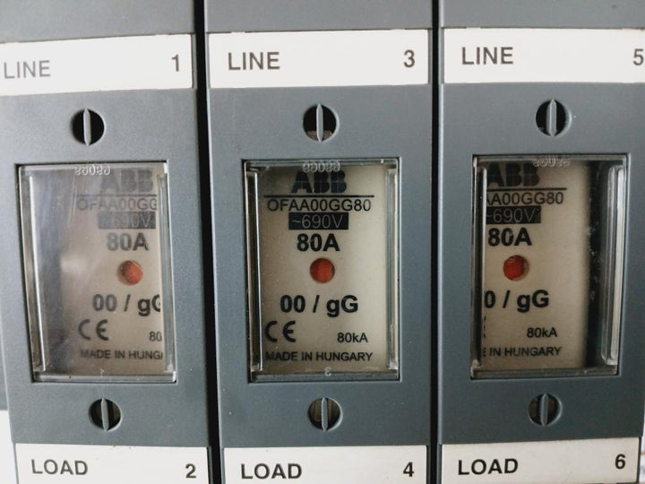 ABB OS125GDS30 Switch Fuse 690V 125A AC-23A