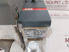 Abb Os 200D03N3 Switch Disconnector Fuse 690V 200A 50-60Hz 17W 12Kv