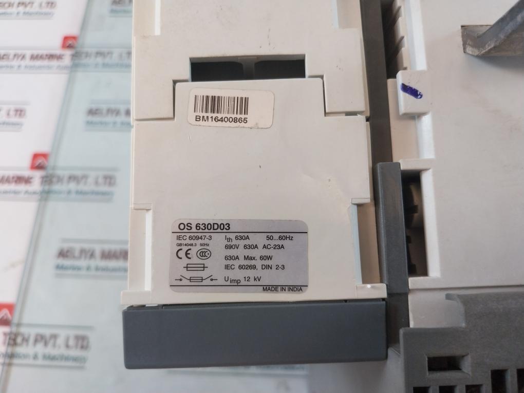 Abb Os630D03 Switch Fuse Unit 630A