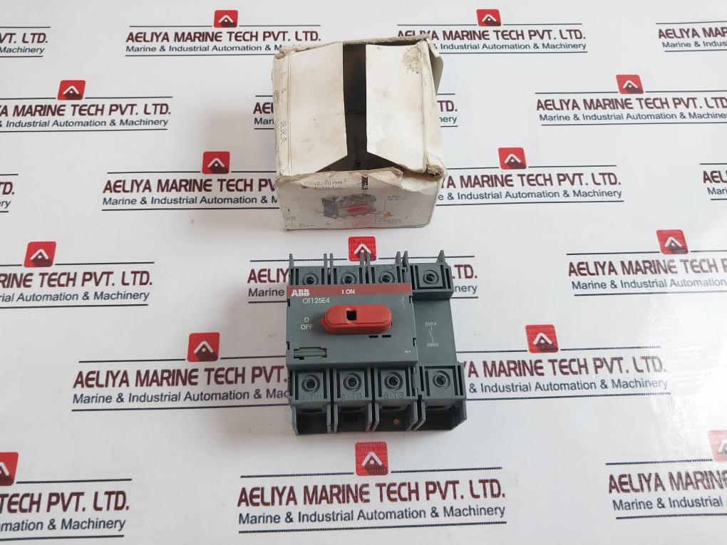 Abb Ot125E4 General Purpose Switch 600Vac 100A