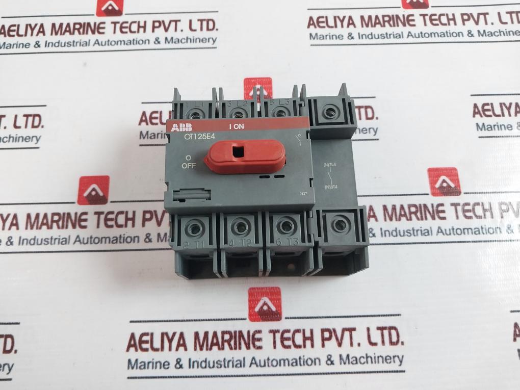 Abb Ot125E4 General Purpose Switch 600Vac 100A