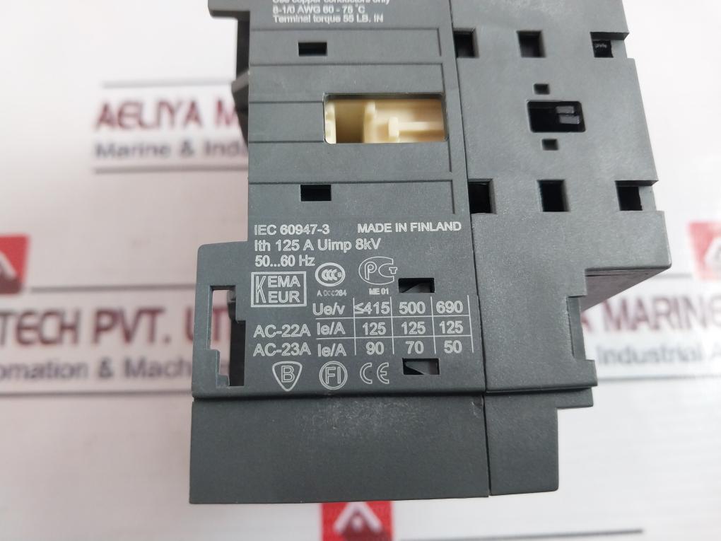 Abb Ot125E4 General Purpose Switch 600Vac 100A