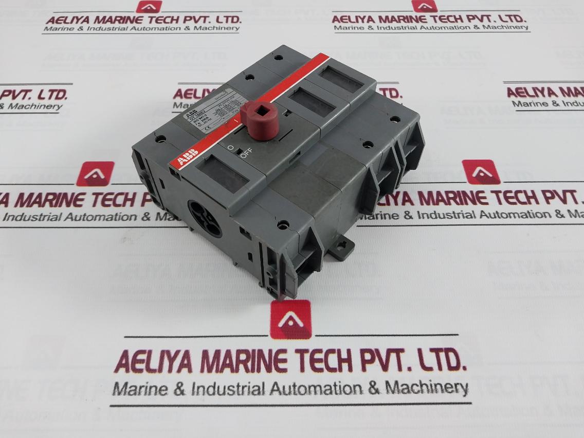 Abb Ot 160E3 Panel Mount Disconnect Switch 200A 50-60Hz 12Kv