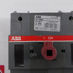 Abb Ot 160E3 Panel Mount Disconnect Switch 200A 50-60Hz 12Kv
