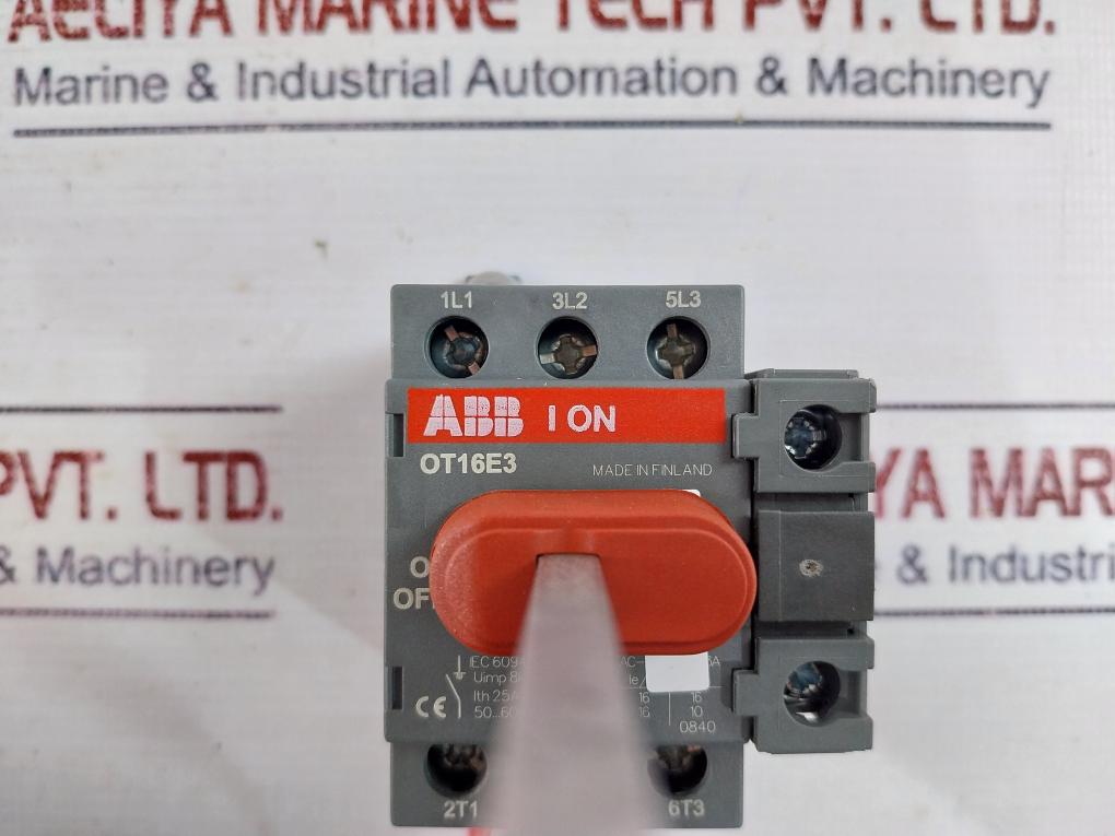 Abb Ot16E3 Disconnect Switch With Auxiliary Contact Oa1G10 25A