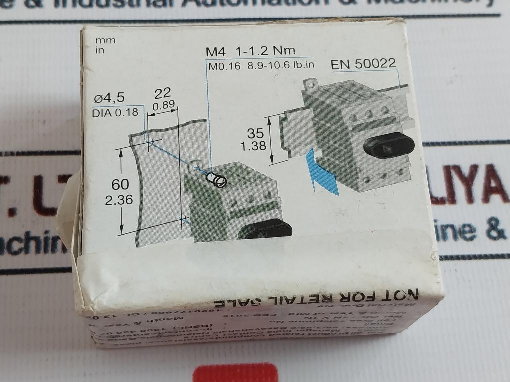 Abb Ot16F3 Switch-disconnector With Ohb 45J6 Handle 25A