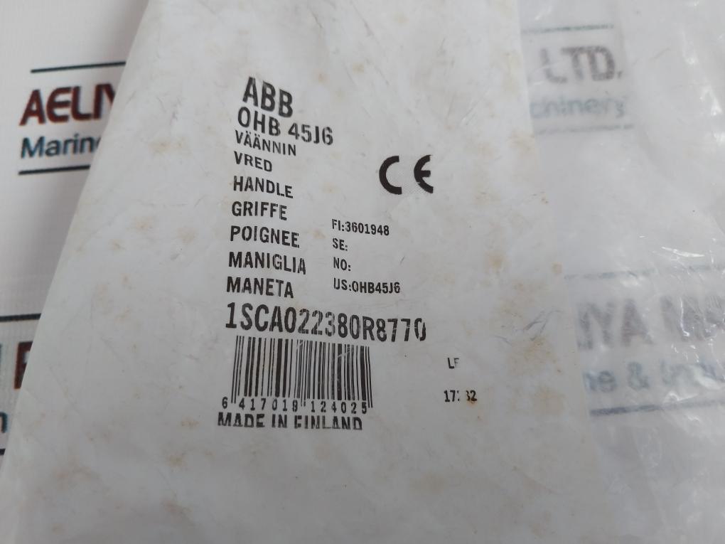 Abb Ot16F3 Switch-disconnector With Ohb 45J6 Handle 25A