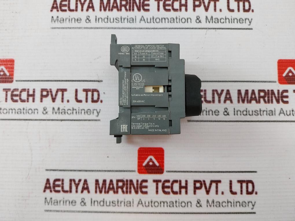 Abb Ot16F3 Switch Disconnector 25A