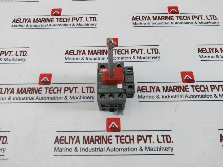 ABB OT16E3 General Purpose Switch with Auxiliary Contact OA1G10